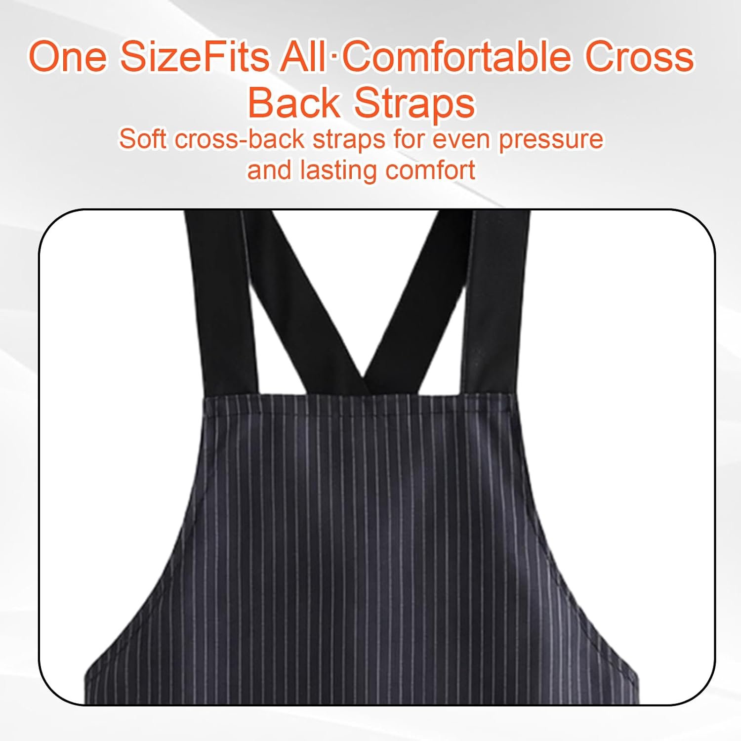 Apron with Pockets and Towel, Kitchen Apron for Cooking with Detachable Design, Black Apron for Men and Women, Multi-Purpose Apron for Home BBQ Baking and Grilling Sessions - Image 5
