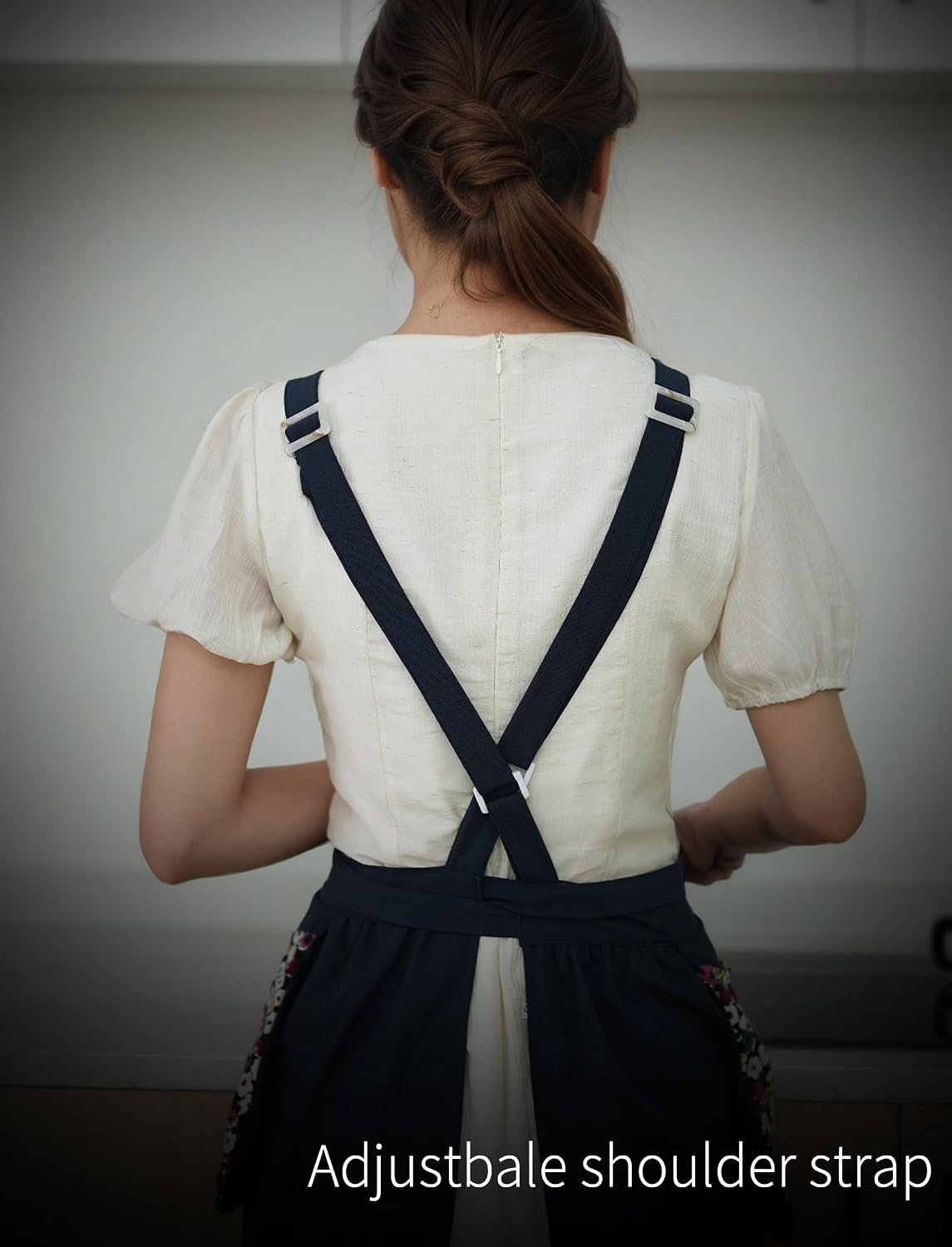 Pinknoke Kitchen Aprons for Women with Pockets Cute Vintage Chef Pinafore Apron for Gardening Cooking Baking Painting - Image 8