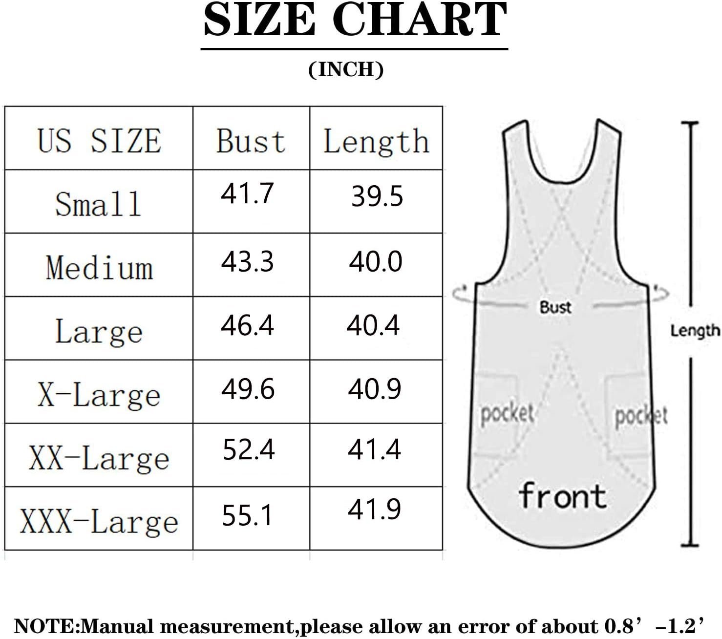 WROLEM Women's Cross Back Pinafore Apron with Large Pockets Home Kitchen, Restaurant, Coffee house,Cooking Gardening Works - Image 4
