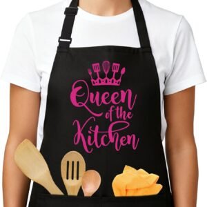 Funny Aprons for Women - Baking Gift for Women, Mothers Day Christmas Birthday Gifts, Perfect for Cooking, Bartending
