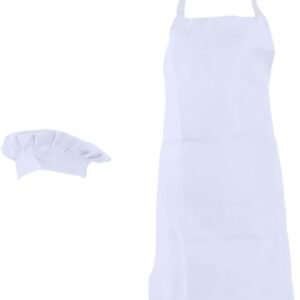 Kitchen Apron Set Water, Oil, with Storage Pockets for Men and Women Unisex Apron with Pocket