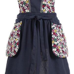 Pinknoke Kitchen Aprons for Women with Pockets Cute Vintage Chef Pinafore Apron for Gardening Cooking Baking Painting