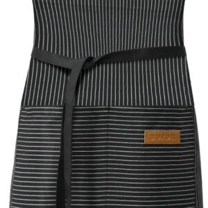 DILLMAN Kitchen Cooking Adjustable Aprons Men Women Bib Chef Stripes