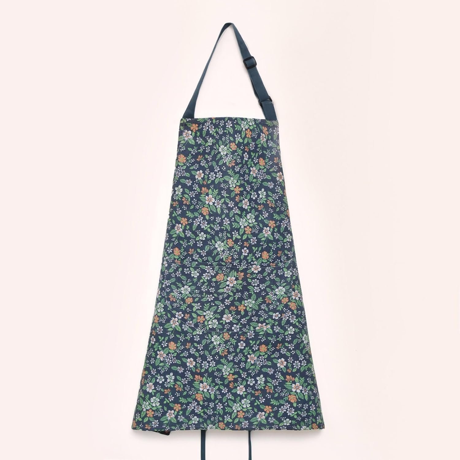 2 Pack Floral Apron for Women with Pockets, Adjustable Cotton Chef Aprons for Kitchen, Cooking, BBQ & Grill - Image 6