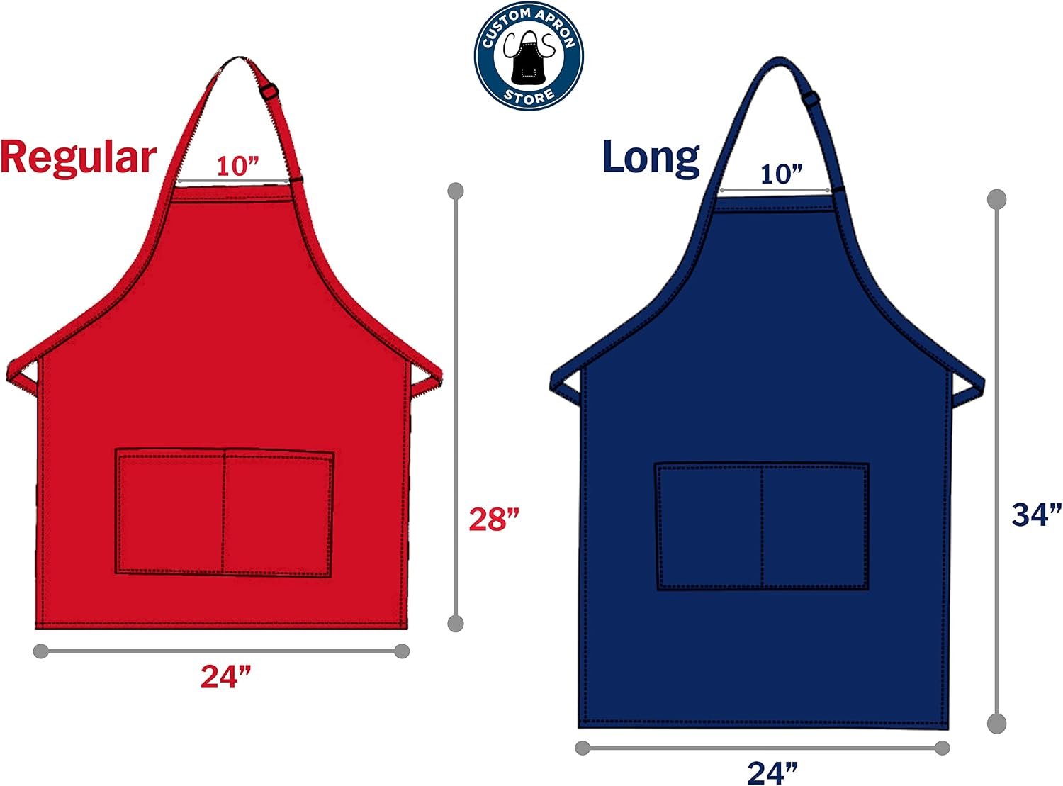 Grill Master Custom Apron With Pockets | Embroidered BBQ Apron For Men - Image 3