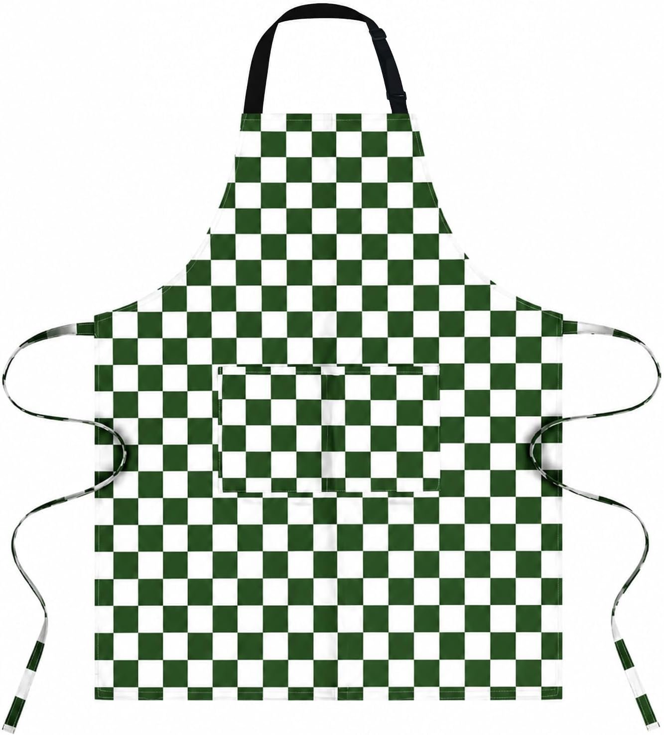 Adjustable Bib Apron with 2 Pockets Cooking Kitchen Chef