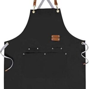 Chef Apron-Cross Back Apron for Men Women with Adjustable Straps