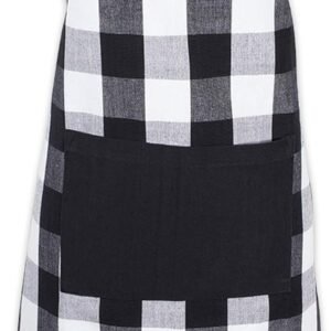 DII Unisex Buffalo Check Kitchen Collection, Classic Farmhouse Chef Apron, One Size