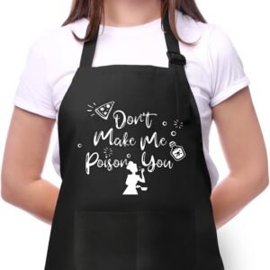 Funny Aprons for Women with Pockets for Baking Cooking,Cute Birthday Christmas Gifts for Mom Wife Friends Sister
