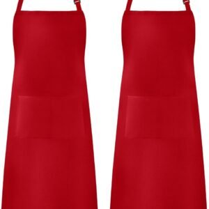 Syntus Apron for Men Women, Adjustable Cooking Kitchen Apron with 2 Pockets